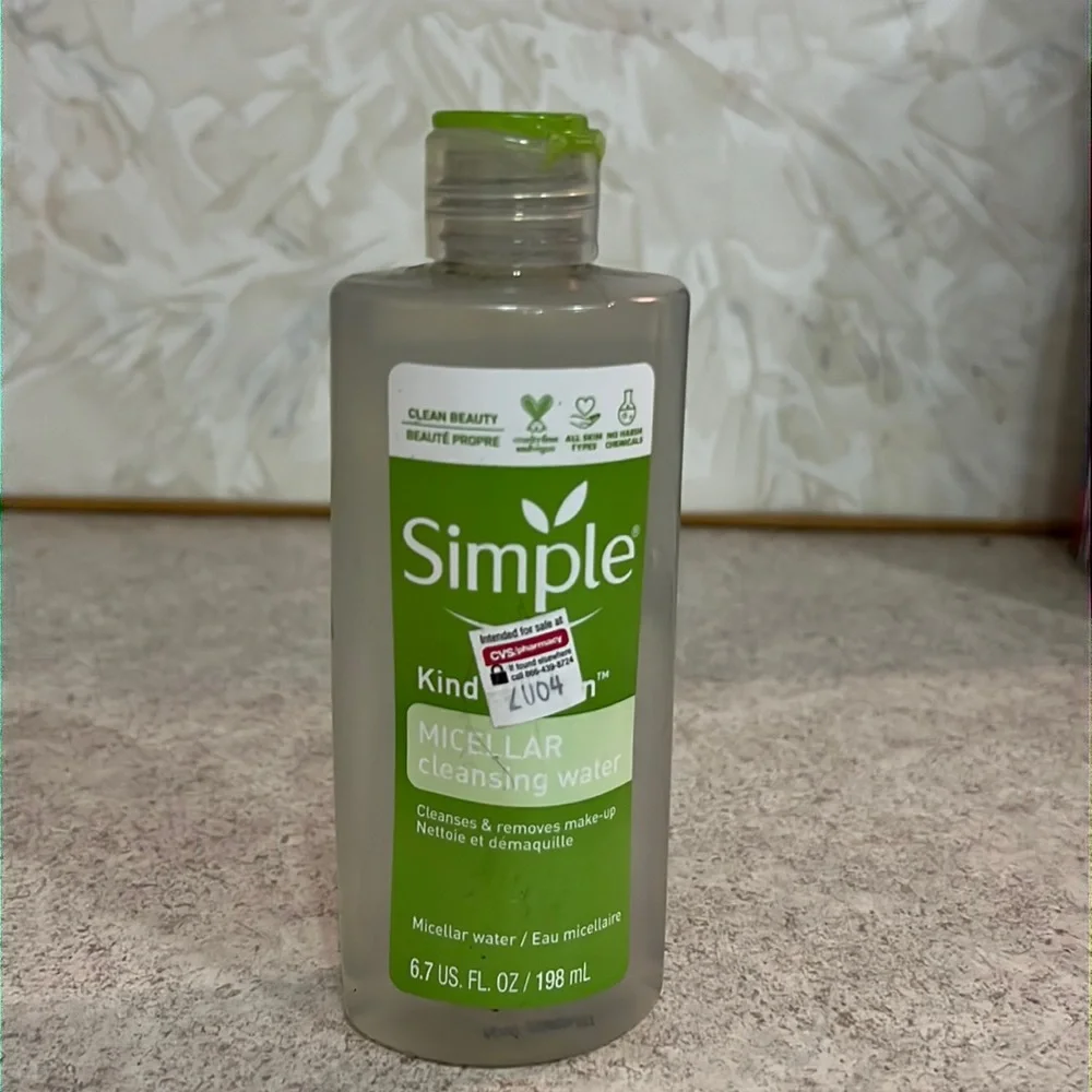 Simple Kind to Skin Micellar Cleansing Water NEW